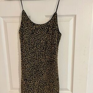 ALICE + OLIVIA Giselle Beaded Minidress